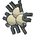 Magneton back shiny animated