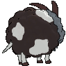 Dubwool back shiny animated