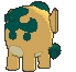 Cufant back shiny animated