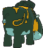 Copperajah back shiny animated