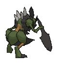 Kleavor back shiny animated