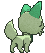 Sprigatito back shiny animated