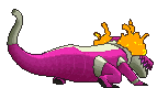 Skeledirge back shiny animated