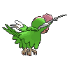Green Plumage Squawkabilly back shiny animated