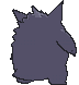 Gengar back shiny animated