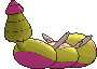 Two-Segment Form Dudunsparce back shiny animated