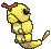 Caterpie front shiny animated