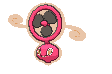 Fan Rotom front shiny animated