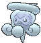 Snowy Castform front shiny animated