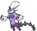 Therian Thundurus front shiny animated
