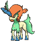 Resolute Keldeo front shiny animated