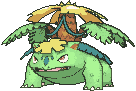 Mega Venusaur front shiny animated