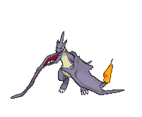 Mega Charizard Y front shiny animated