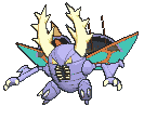 Mega Pinsir front shiny animated