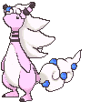 Mega Ampharos front shiny animated