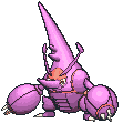 Mega Heracross front shiny animated