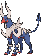 Mega Houndoom front shiny animated