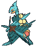 Mega Sceptile front shiny animated