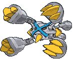 Mega Metagross front shiny animated