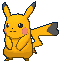 Cosplay Pikachu front shiny animated