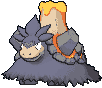 Mega Camerupt front shiny animated