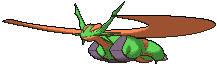 Mega Salamence front shiny animated