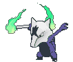 Alolan Marowak front shiny animated