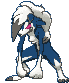Midnight Lycanroc front shiny animated