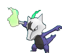 Totem Alolan Marowak front shiny animated