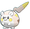 Totem Togedemaru front shiny animated