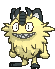 Galarian Meowth front shiny animated