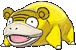 Galarian Slowpoke front shiny animated