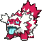 Galarian Zigzagoon front shiny animated