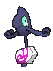 Galarian Yamask front shiny animated