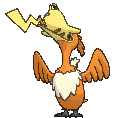 Gorging Cramorant front shiny animated