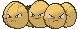 Exeggcute front shiny animated