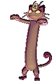 Gigantamax Meowth front shiny animated