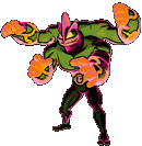 Gigantamax Machamp front shiny animated