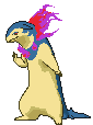 Hisuian Typhlosion front shiny animated