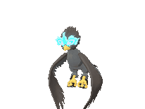 Hisuian Braviary front shiny animated
