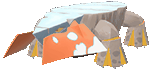 Hisuian Avalugg front shiny animated