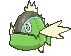 White-Striped Basculin front shiny animated