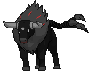 Paldean Tauros (Blaze Breed) front shiny animated