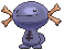 Paldean Wooper front shiny animated