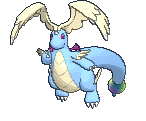 Mega Dragonite front shiny animated