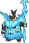 Mega Emboar front shiny animated