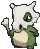 Cubone front shiny animated
