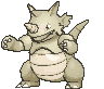 Rhydon front shiny animated