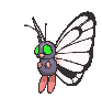 Butterfree front shiny animated