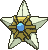 Staryu front shiny animated
